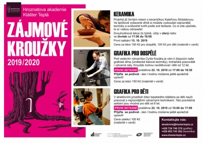 Pozv&aacute;nka na pravideln&eacute; z&aacute;jmov&eacute; kroužky